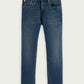 Beige ג'ינס ארוך לילדים DEAN LOOSE TAPERED UNIVERSAL DARK SCOTCH & SODA