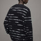 Slate Gray סוודר מפתח עגול לגברים Skyline ALLSAINTS