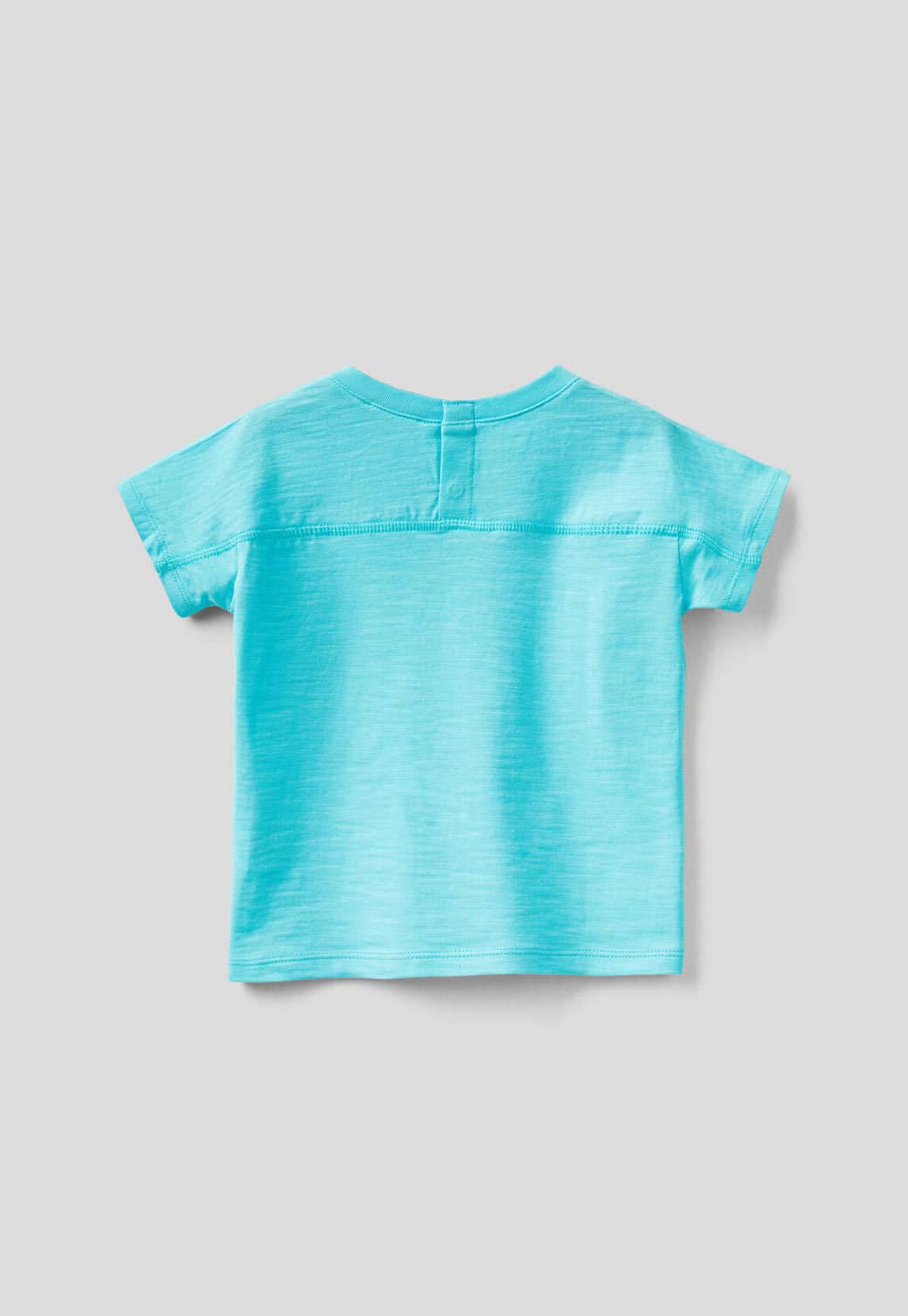 Light Gray טי שירט קצרה מפתח עגול | ילדים BENETTON