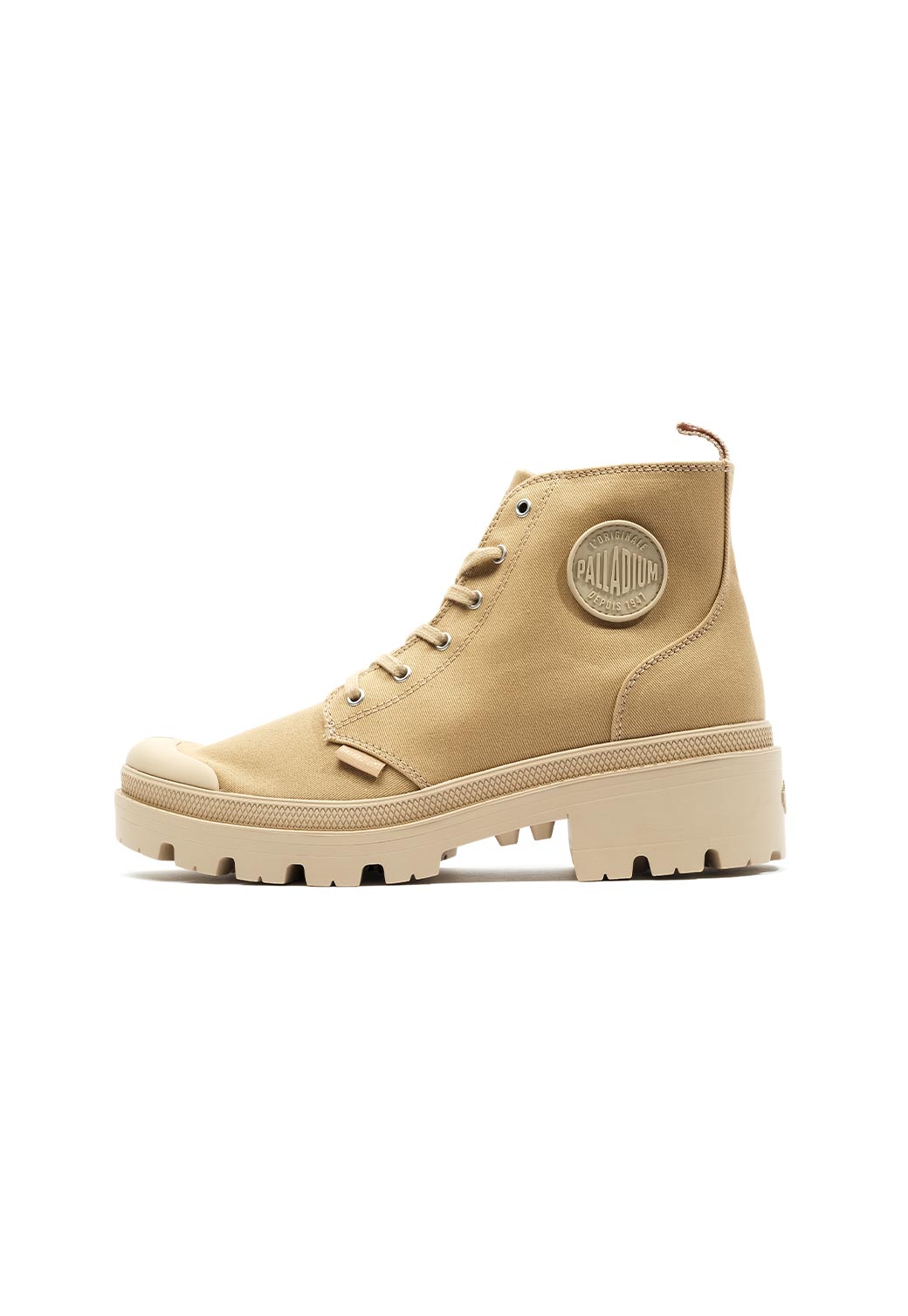 Tan מגפיים טבעוניים לנשים Pallabase PALLADIUM