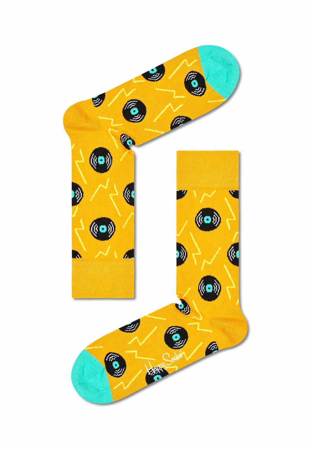 Orange מארז גרביים מארז גרביים בהדפס דיינר | 4 זוגות HAPPY SOCKS