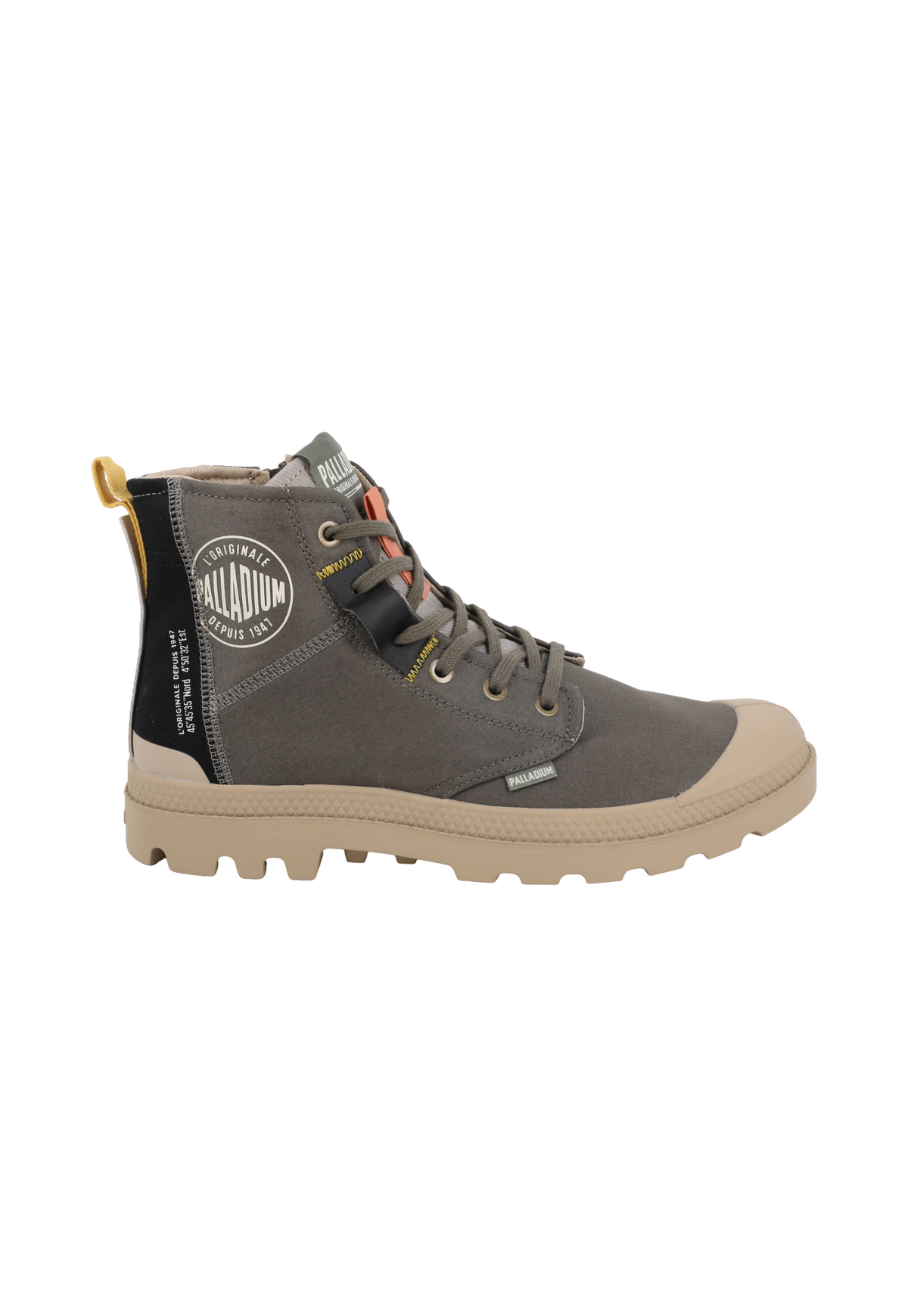 White Smoke מגפיים לגברים Pampa Hi Zip PALLADIUM