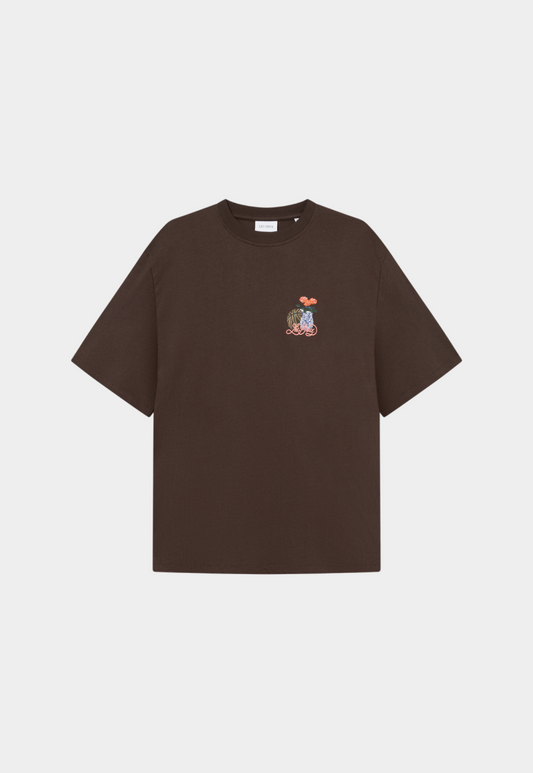 Dark Slate Gray טי שירט קצרה לגברים Cole Table LES DEUX