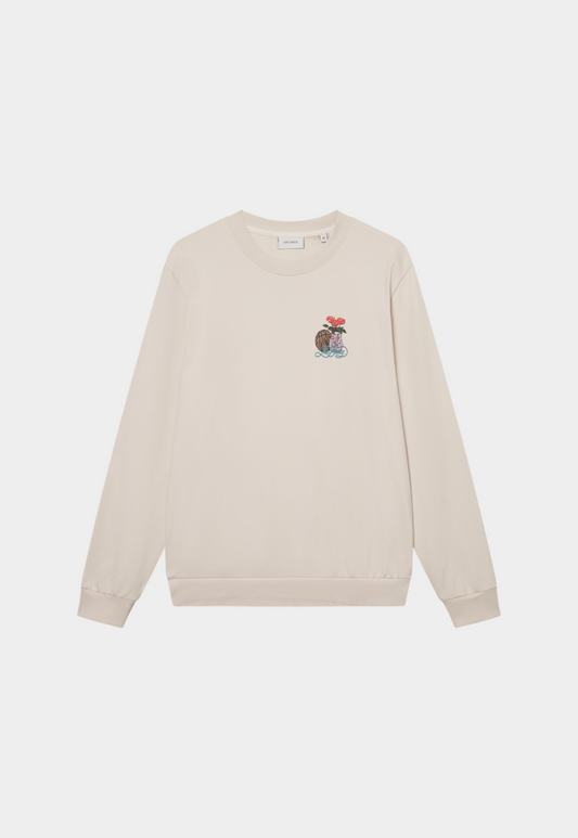 Light Gray סווטשירט לגברים Cole Table LES DEUX