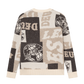 Black סוודר לגברים Globe Crewneck Knit LES DEUX