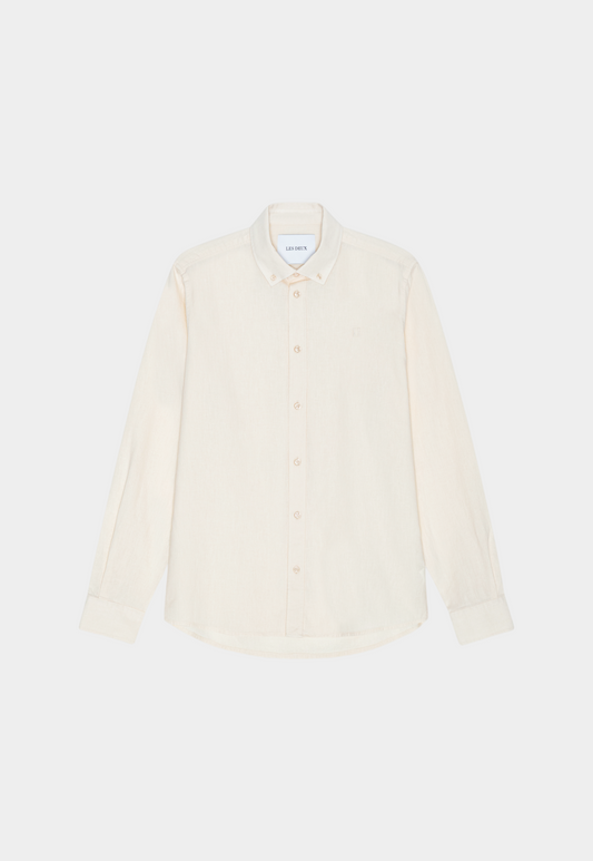 Lavender חולצה מכופתרת ארוכה לגברים  Konrad LES DEUX