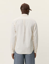 Light Gray חולצה מכופתרת ארוכה לגברים  Konrad LES DEUX
