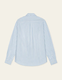 Light Gray חולצה מכופתרת ארוכה לגברים Konrad Oxford LES DEUX