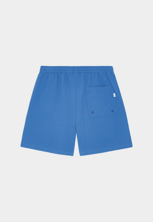 Steel Blue STAN SEERSEUCKER SWIM SHORTS בגד ים LES DEUX