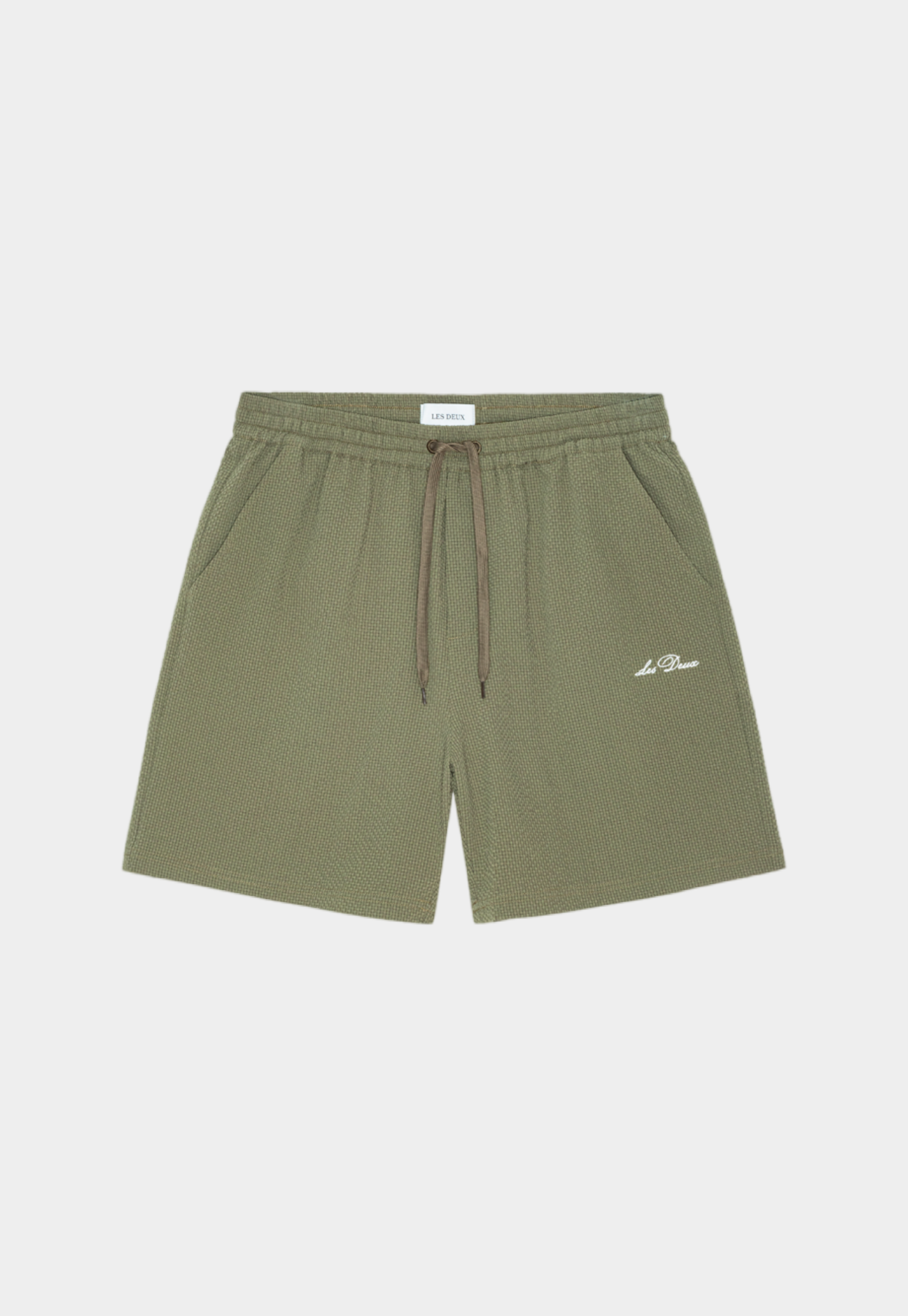 Dim Gray STAN SEERSEUCKER SWIM SHORTS בגד ים LES DEUX