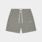 Light Slate Gray STAN STRIPE SEERSUCKER SWIM SHORTS בגד ים LES DEUX