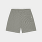 Light Slate Gray STAN STRIPE SEERSUCKER SWIM SHORTS בגד ים LES DEUX