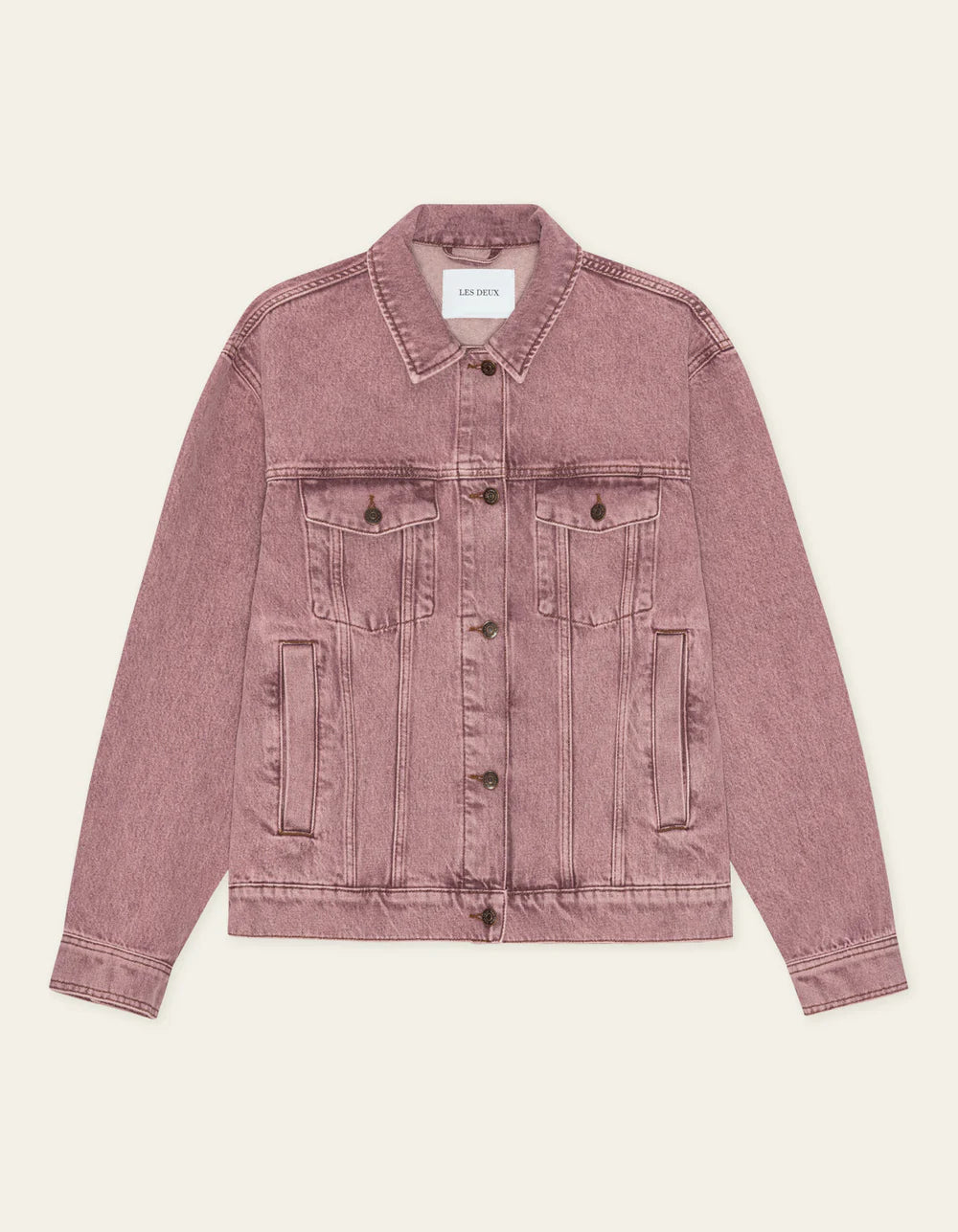 Rosy Brown ג'קט ג'ינס לגברים  Rally LES DEUX