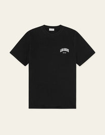 Black טי שירט קצרה לגברים Brady Hoop LES DEUX