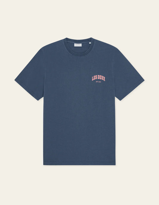 Dark Slate Gray טי שירט קצרה לגברים Brady Hoop LES DEUX