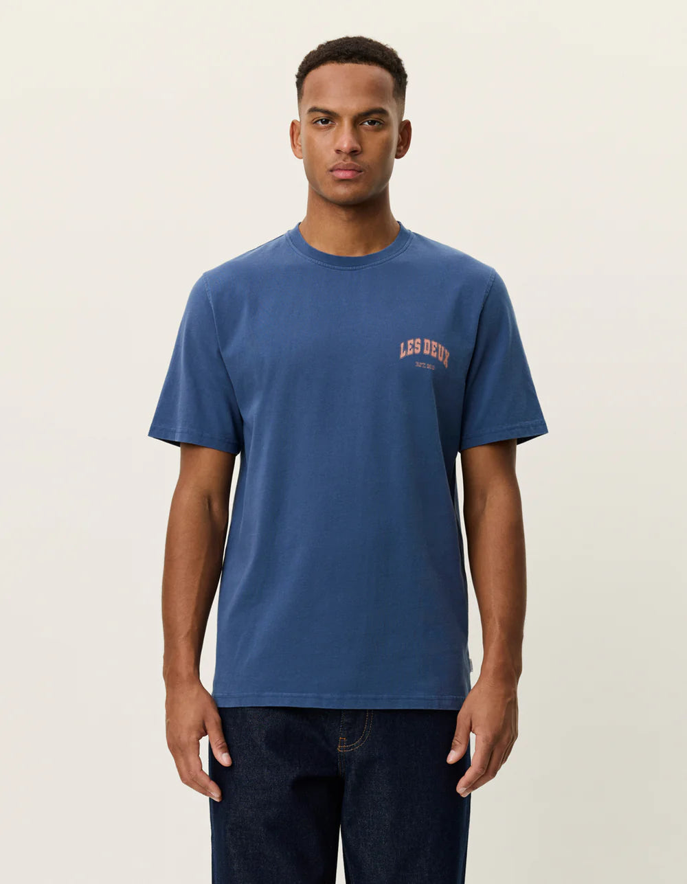 Lavender טי שירט קצרה לגברים Brady Hoop LES DEUX