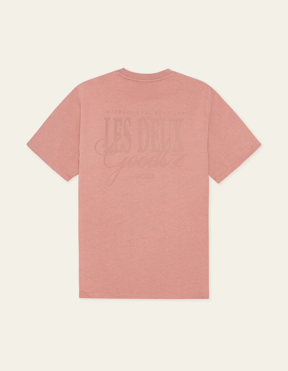 Rosy Brown טי שירט קצרה לגברים Ben Goods LES DEUX