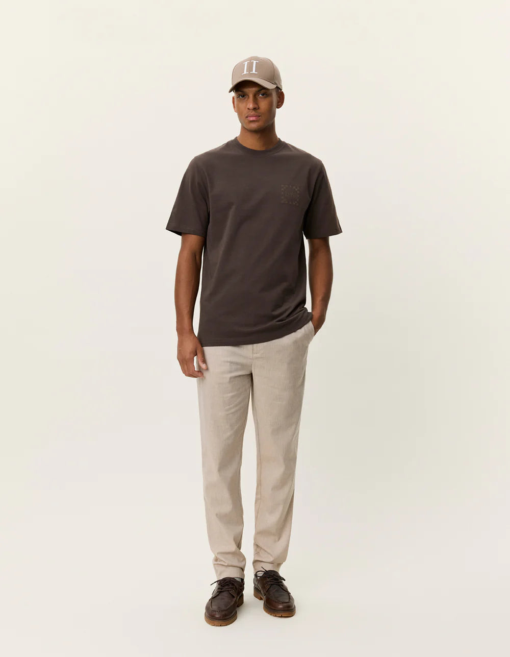 Antique White טי שירט קצרה לגברים Ben Goods LES DEUX