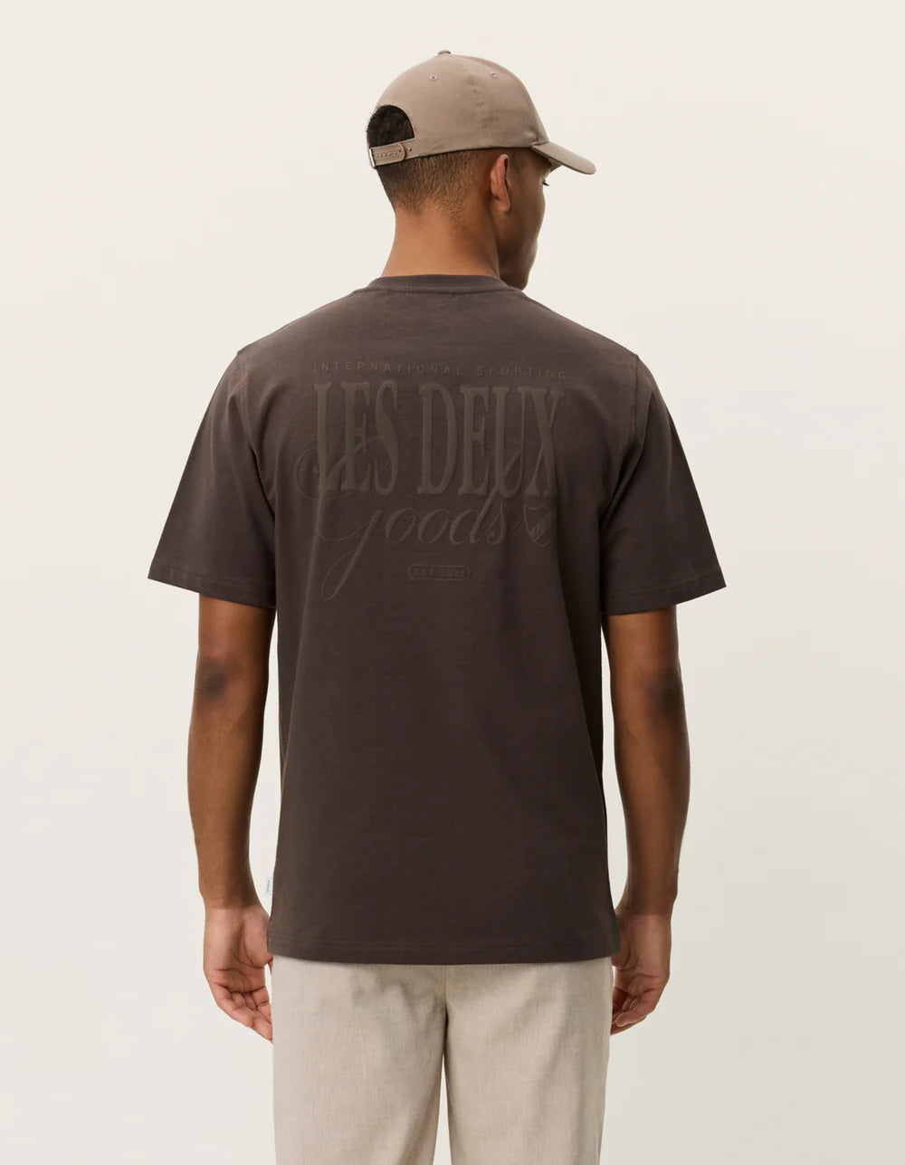 Dark Slate Gray טי שירט קצרה לגברים Ben Goods LES DEUX