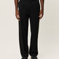 Black מכנסיים ארוכים לגברים Como Solid Slack LES DEUX