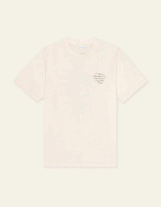 Antique White טי שירט קצרה לגברים Ben Faience LES DEUX