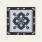 Dark Slate Gray Arabesque צעיף LES DEUX