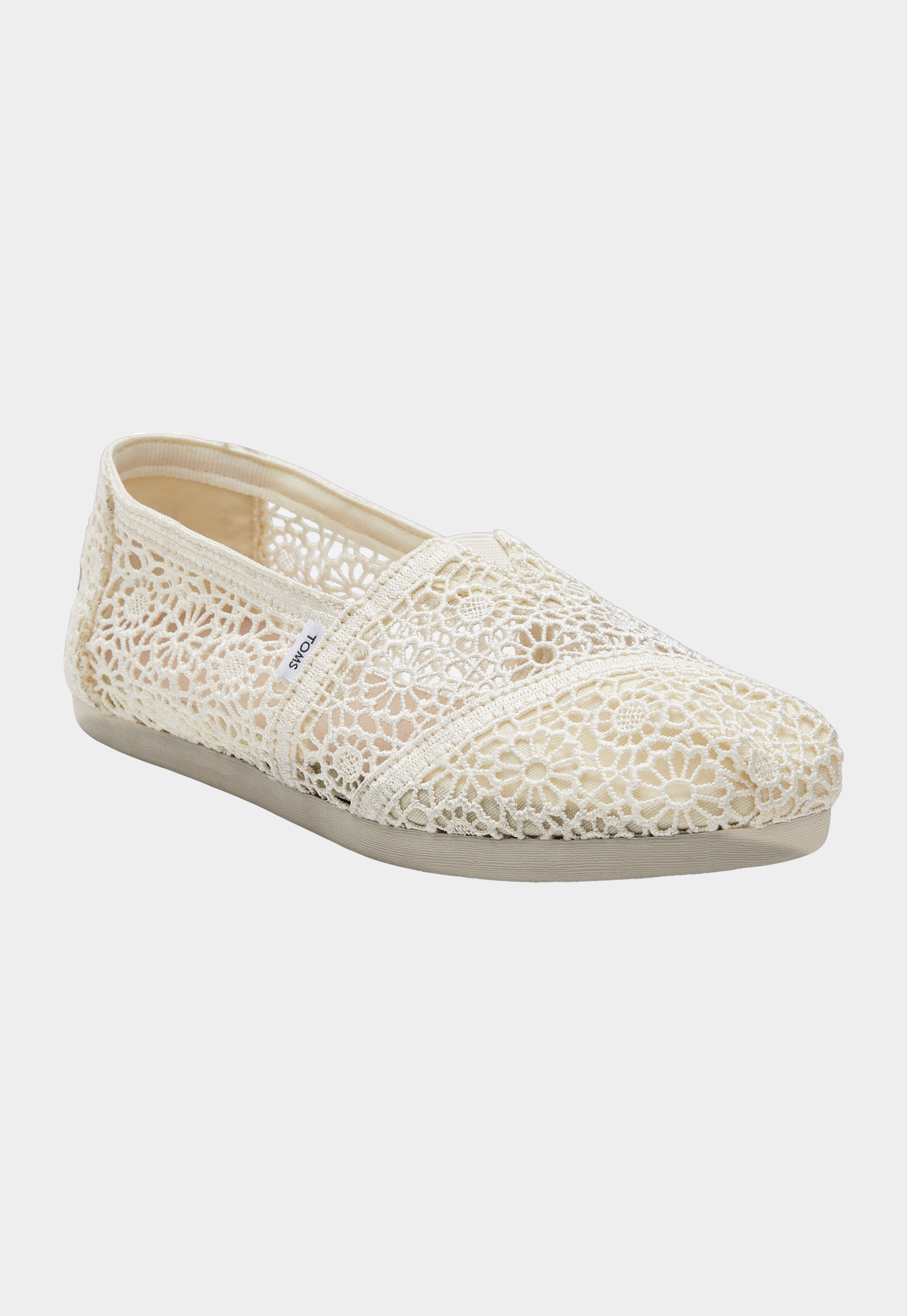 Lavender אספדריל לנשים Alpargata Moroccan Crochet TOMS