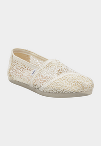 Lavender אספדריל לנשים Alpargata Moroccan Crochet TOMS