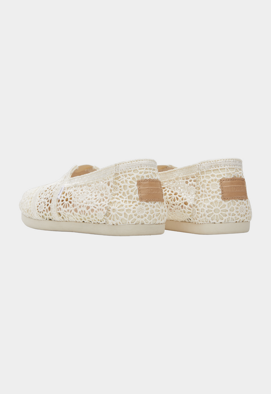 Gray אספדריל לנשים Alpargata Moroccan Crochet TOMS