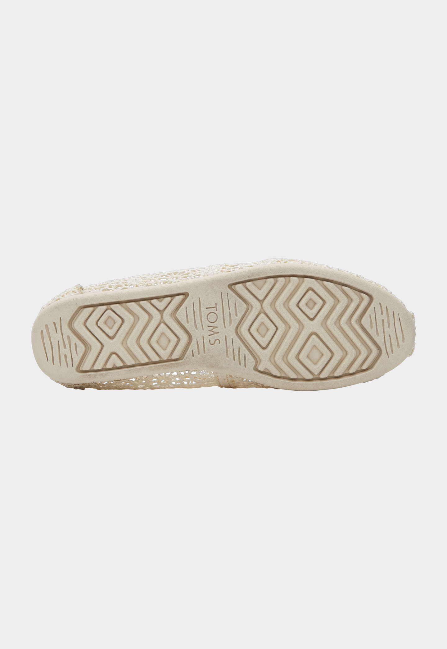 Dark Gray אספדריל לנשים Alpargata Moroccan Crochet TOMS