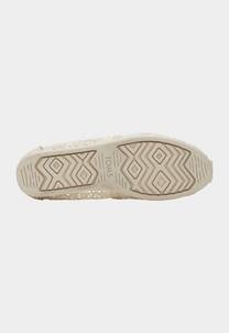 Dark Gray אספדריל לנשים Alpargata Moroccan Crochet TOMS