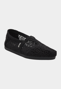 Lavender אספדריל לנשים Alpargata Moroccan Crochet TOMS