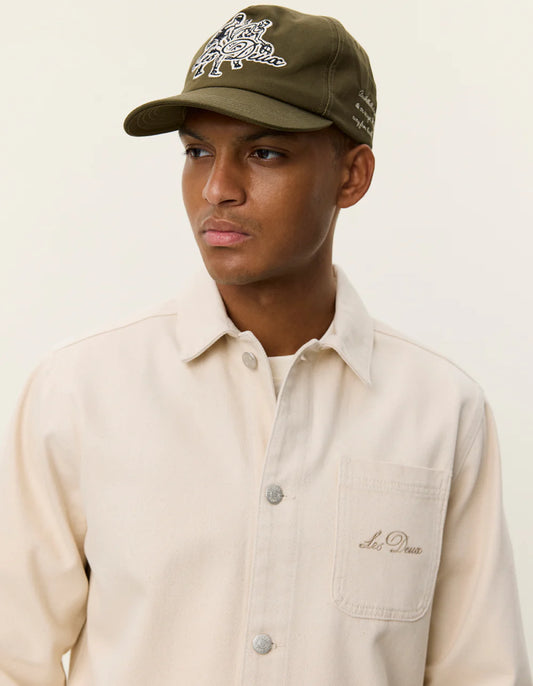 Light Gray חולצה מכופתרת ארוכה לגברים Layton Faience LES DEUX