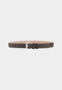Dark Slate Gray חגורה לגברים Walid Suede LES DEUX
