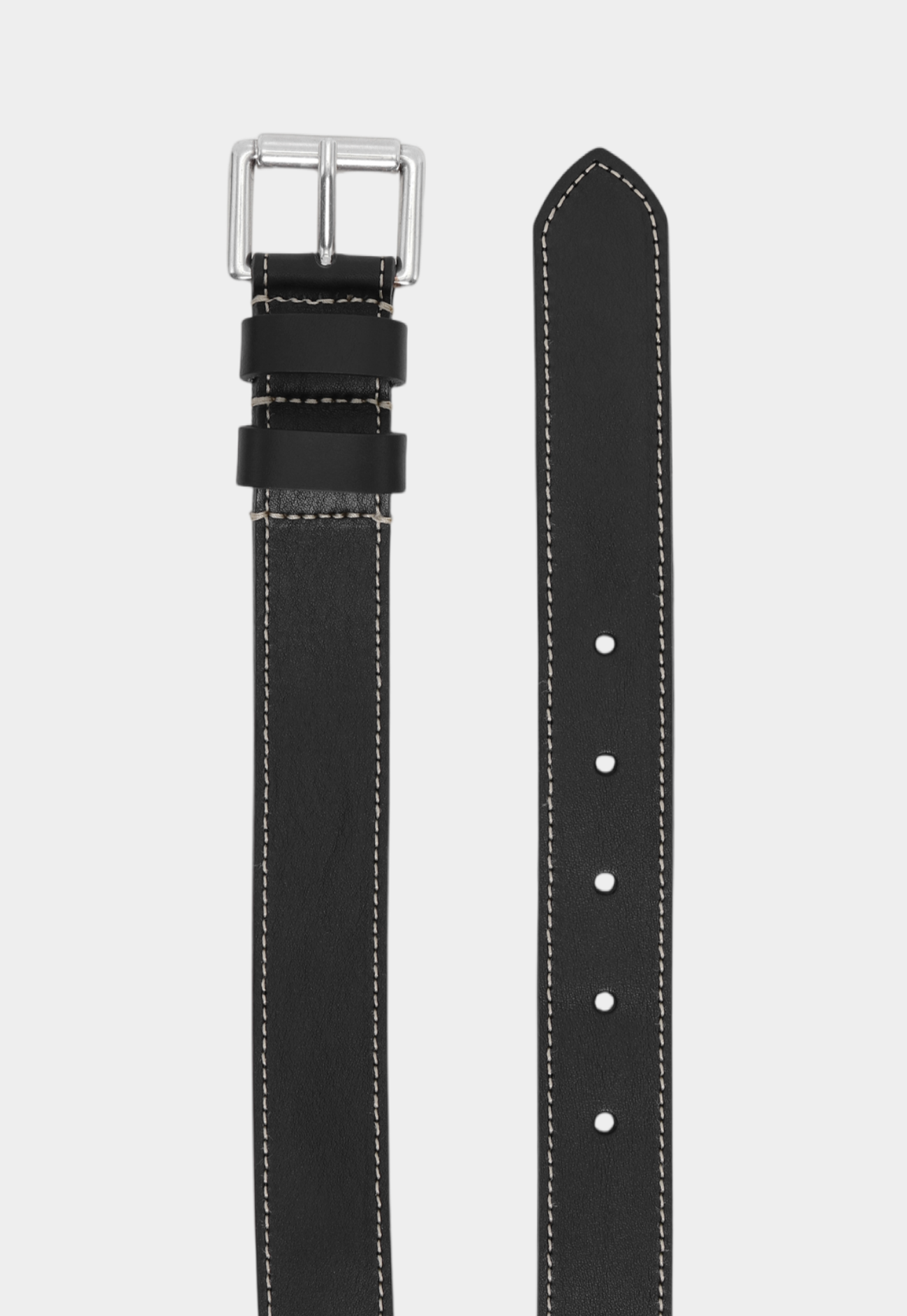 Dark Slate Gray חגורה לגברים Walid Suede LES DEUX