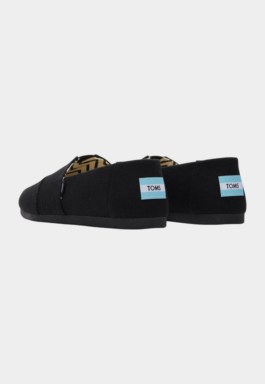 Black אספדריל לגברים Alpargata TOMS