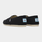 Black אספדריל לגברים Alpargata Heritage Canvas TOMS
