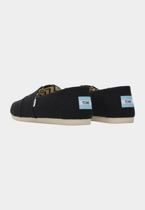 Black אספדריל לגברים Alpargata Heritage Canvas TOMS