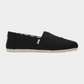 Black אספדריל לגברים Alpargata Heritage Canvas TOMS