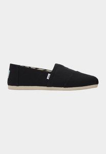 Black אספדריל לגברים Alpargata Heritage Canvas TOMS