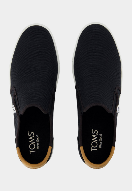 Black סניקרס לגברים Legacy Canvas TOMS