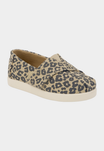 Lavender אספדריל בפרינט מנומר לפעוטות Alpargata Plus TOMS