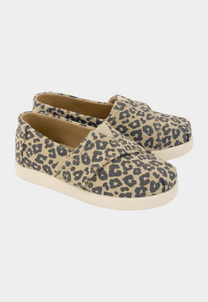 Lavender אספדריל בפרינט מנומר לפעוטות Alpargata Plus TOMS