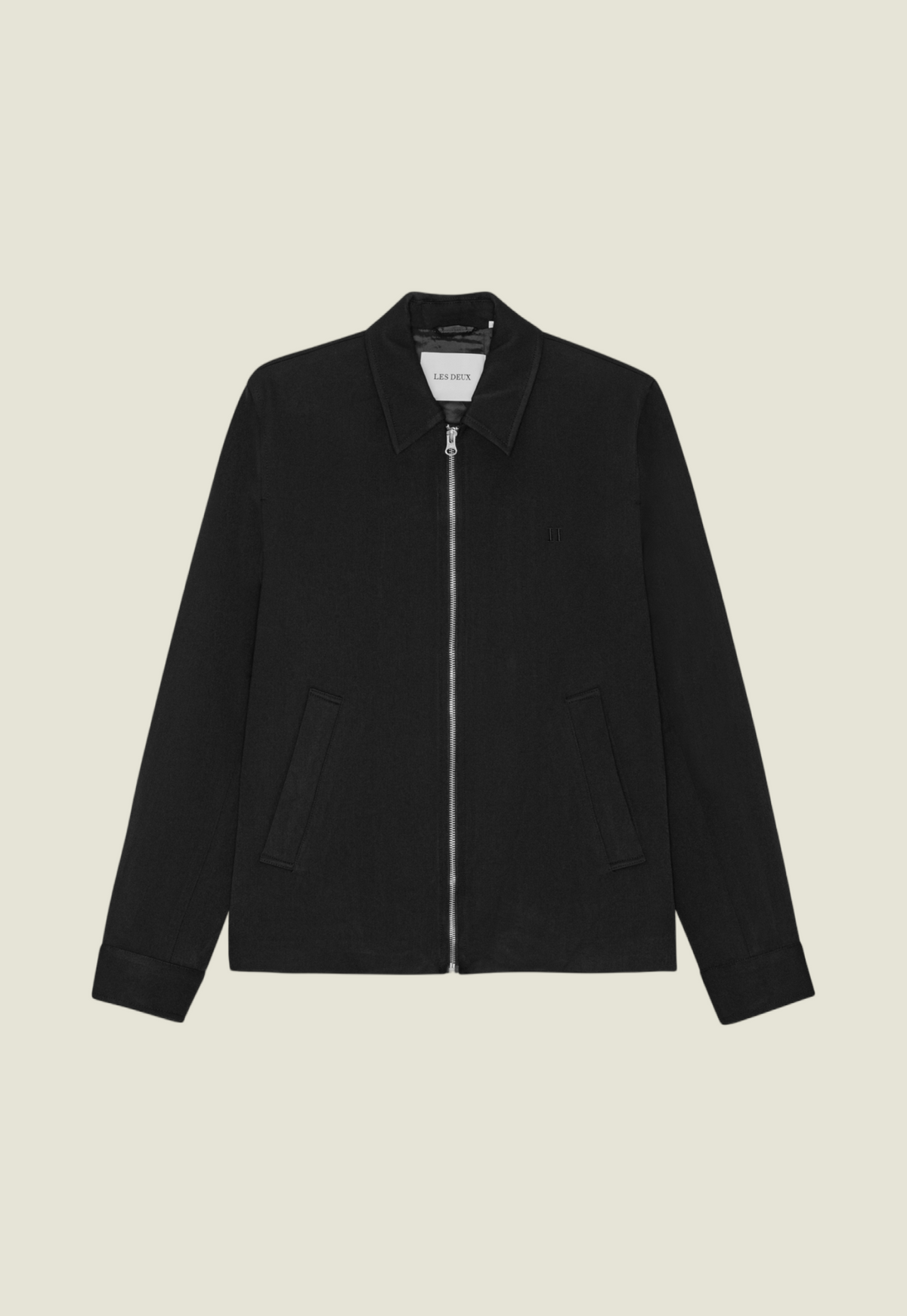 Black ג'קט לגברים Como Coach Jacket LES DEUX