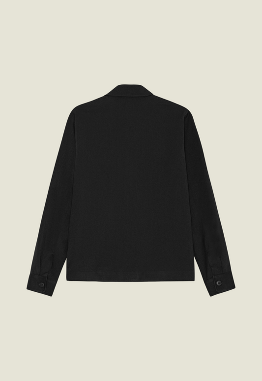 Black ג'קט לגברים Como Coach Jacket LES DEUX