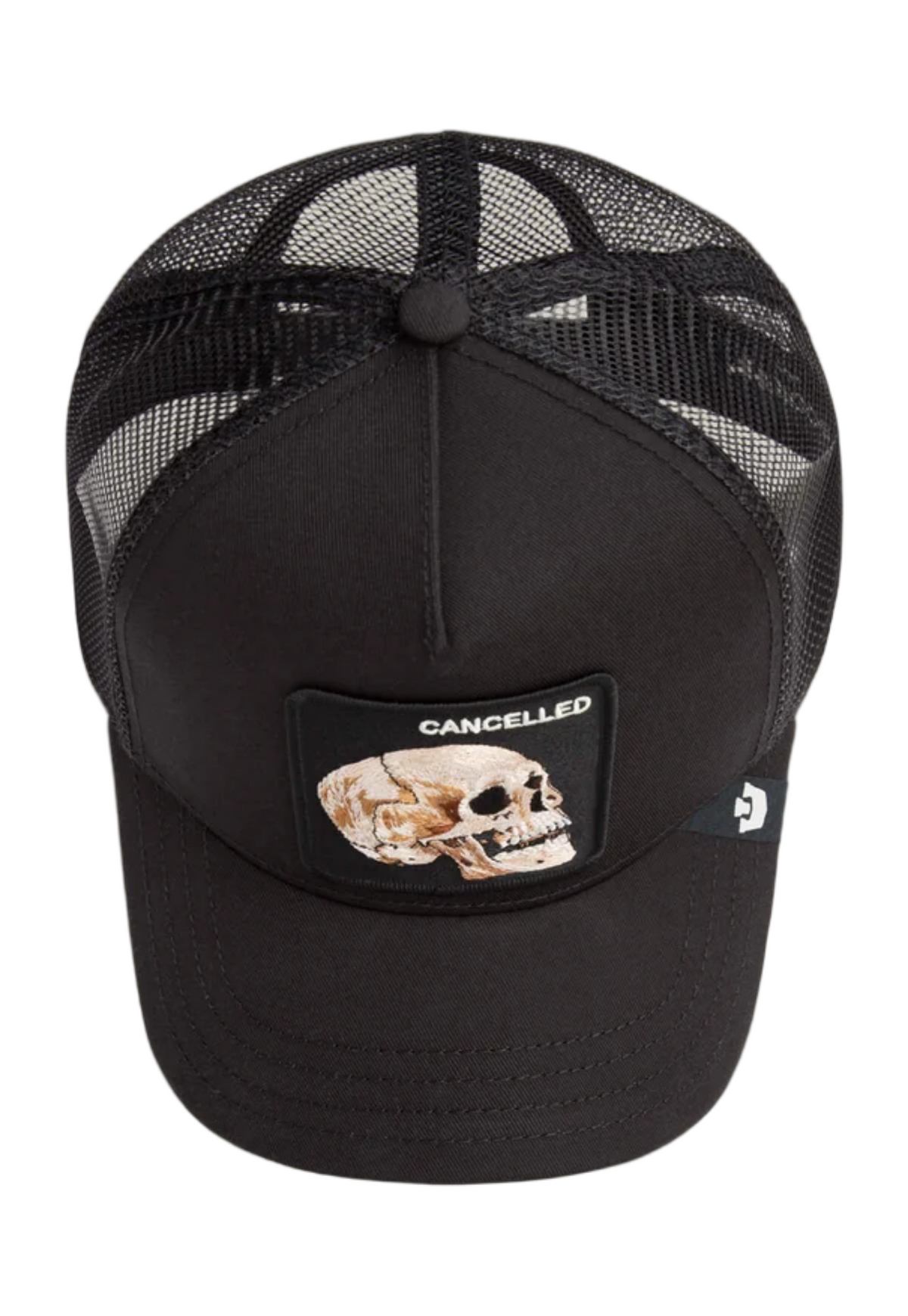 Dark Slate Gray כובע מצחייה Bold Suede Skull GOORIN BROS