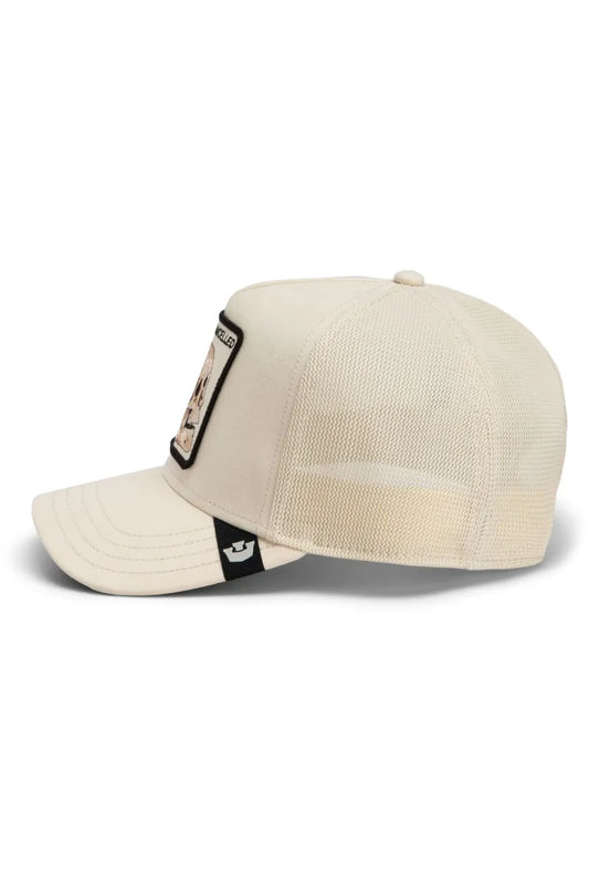 White Smoke כובע מצחייה BROS Suede Cancelled Skull GOORIN BROS
