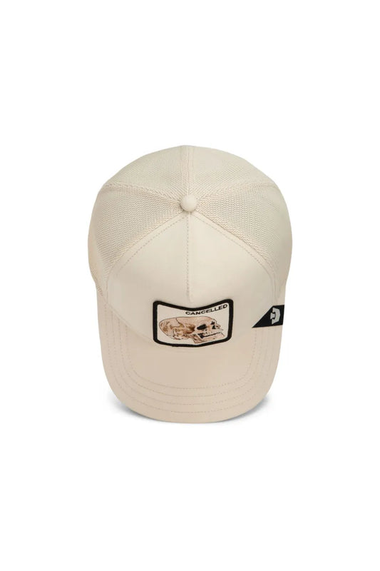 Gray כובע מצחייה BROS Suede Cancelled Skull GOORIN BROS