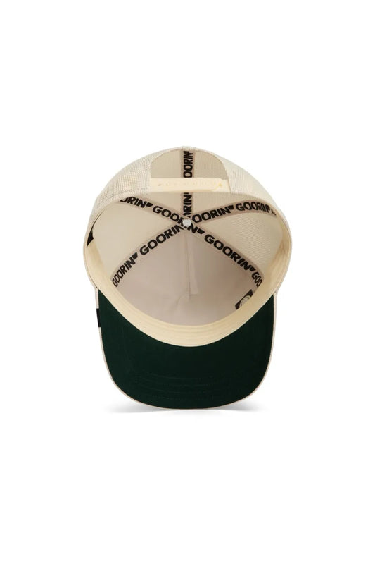 White Smoke כובע מצחייה BROS Suede Cancelled Skull GOORIN BROS