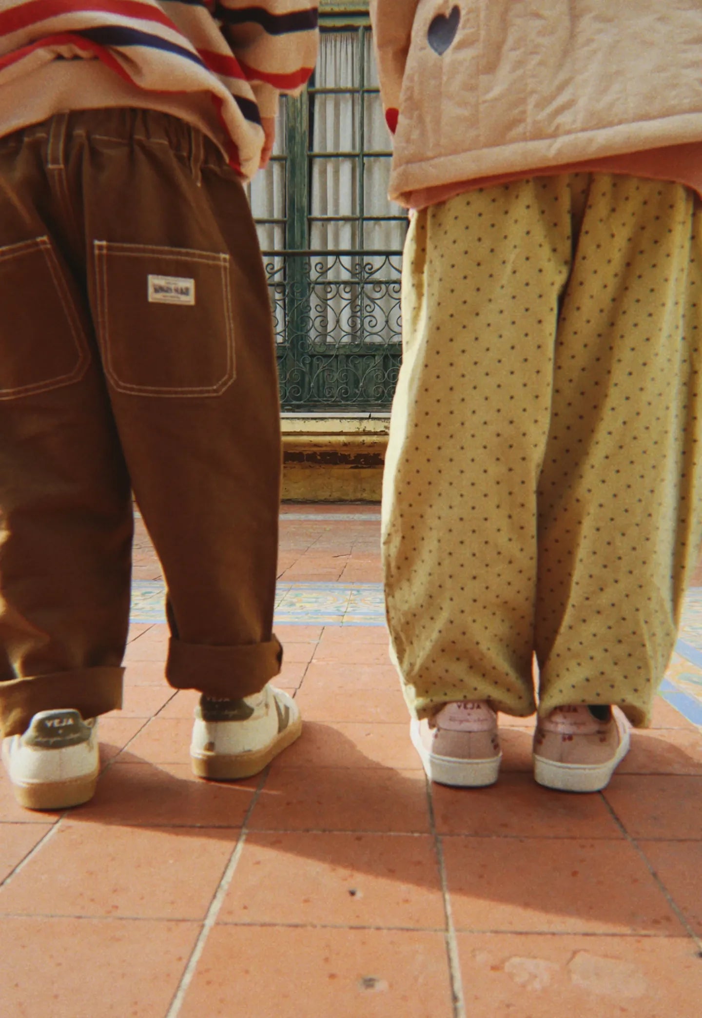 Rosy Brown סניקרס לילדים Small Volley - Veja X Konges Slojd VEJA